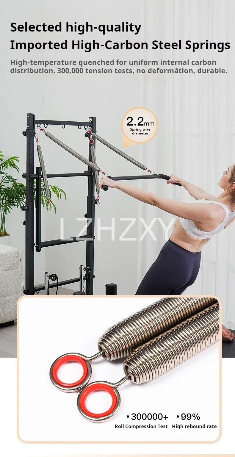Foldable Half Tower Pilates Reformer – Home Studio Machine product image