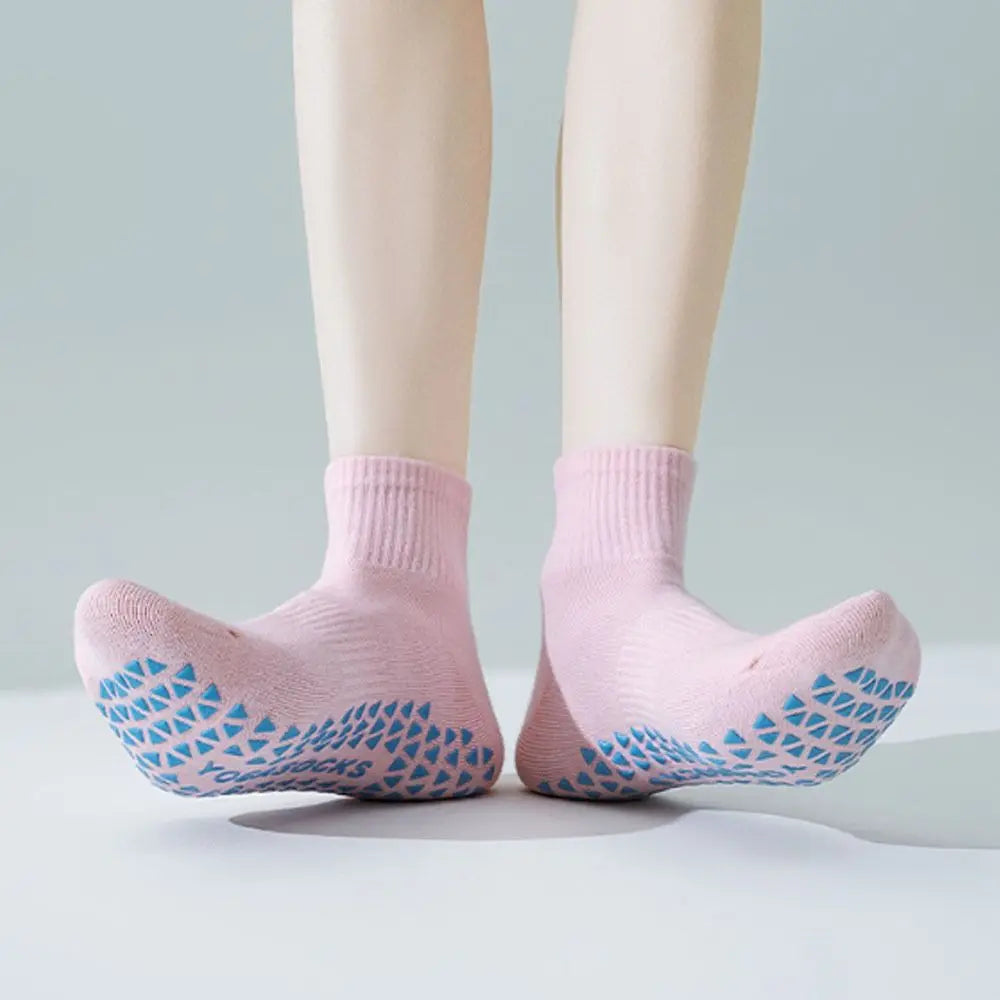 Pilates Grip Socks for Women – Cute Non-Slip Cotton Ankle Socks product image