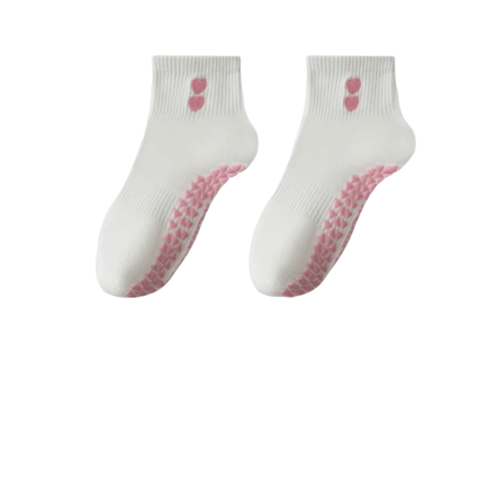 Pilates Grip Socks for Women – Cute Non-Slip Cotton Ankle Socks product image