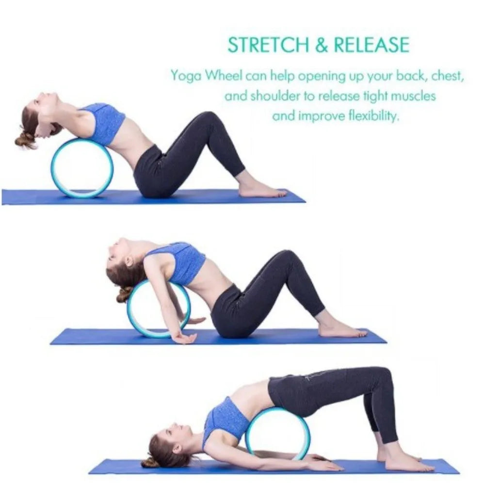 Pilates Yoga Wheel for Back Stretching & Muscle Recovery product image