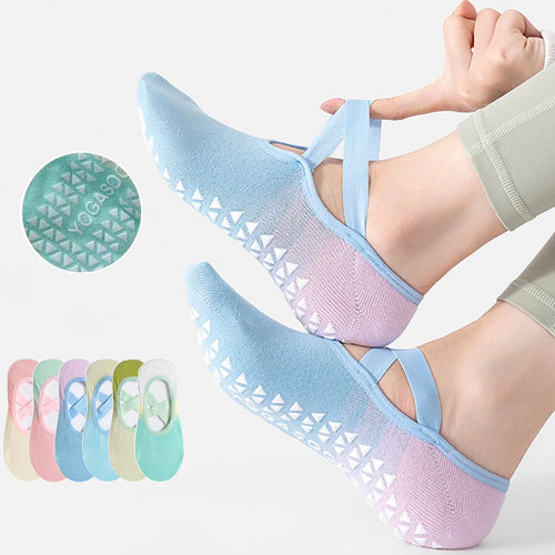 Non-Slip Pilates Grip Socks for Women – 6 Pairs Value Pack product image