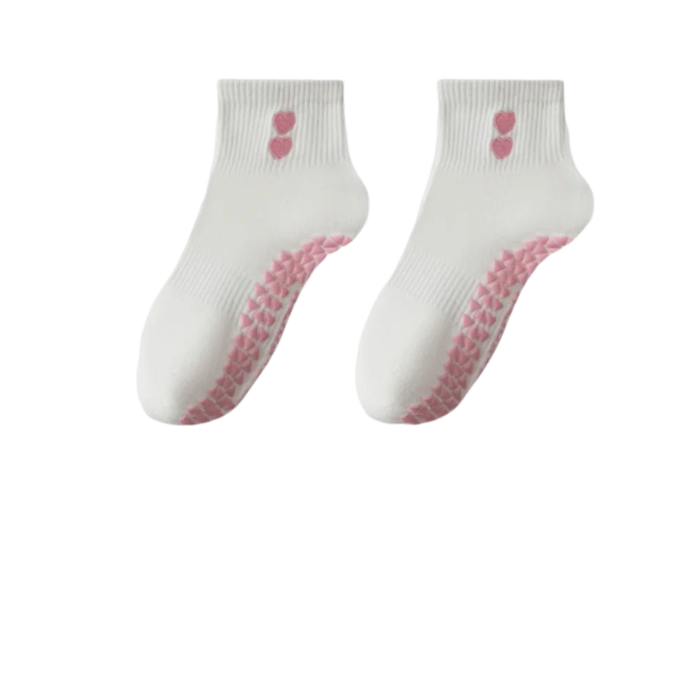 Pilates Grip Socks for Women – Cute Non-Slip Cotton Ankle Socks product image