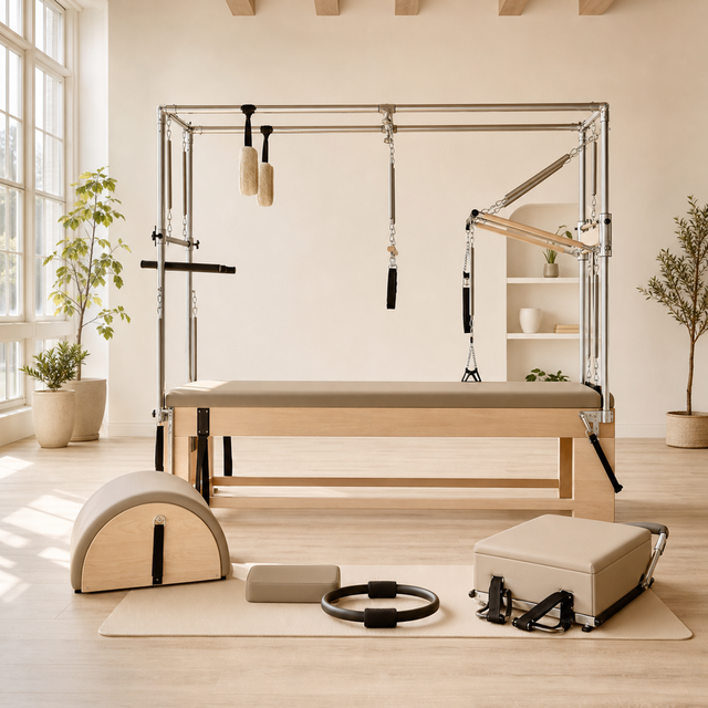 Pilates tower and studio equipment